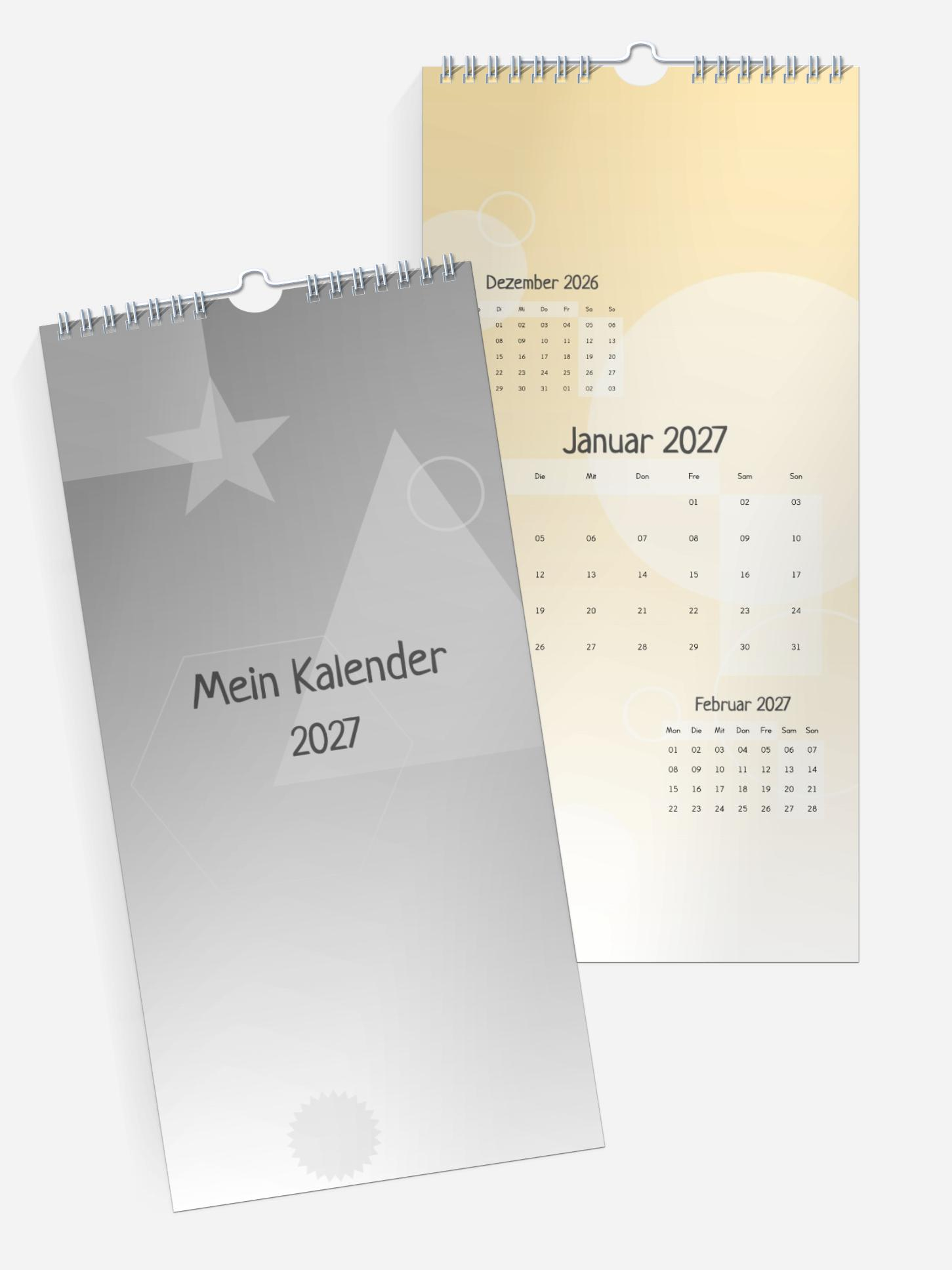 3-Monatskalender Formenglück 3-Monatskalender Formenglück