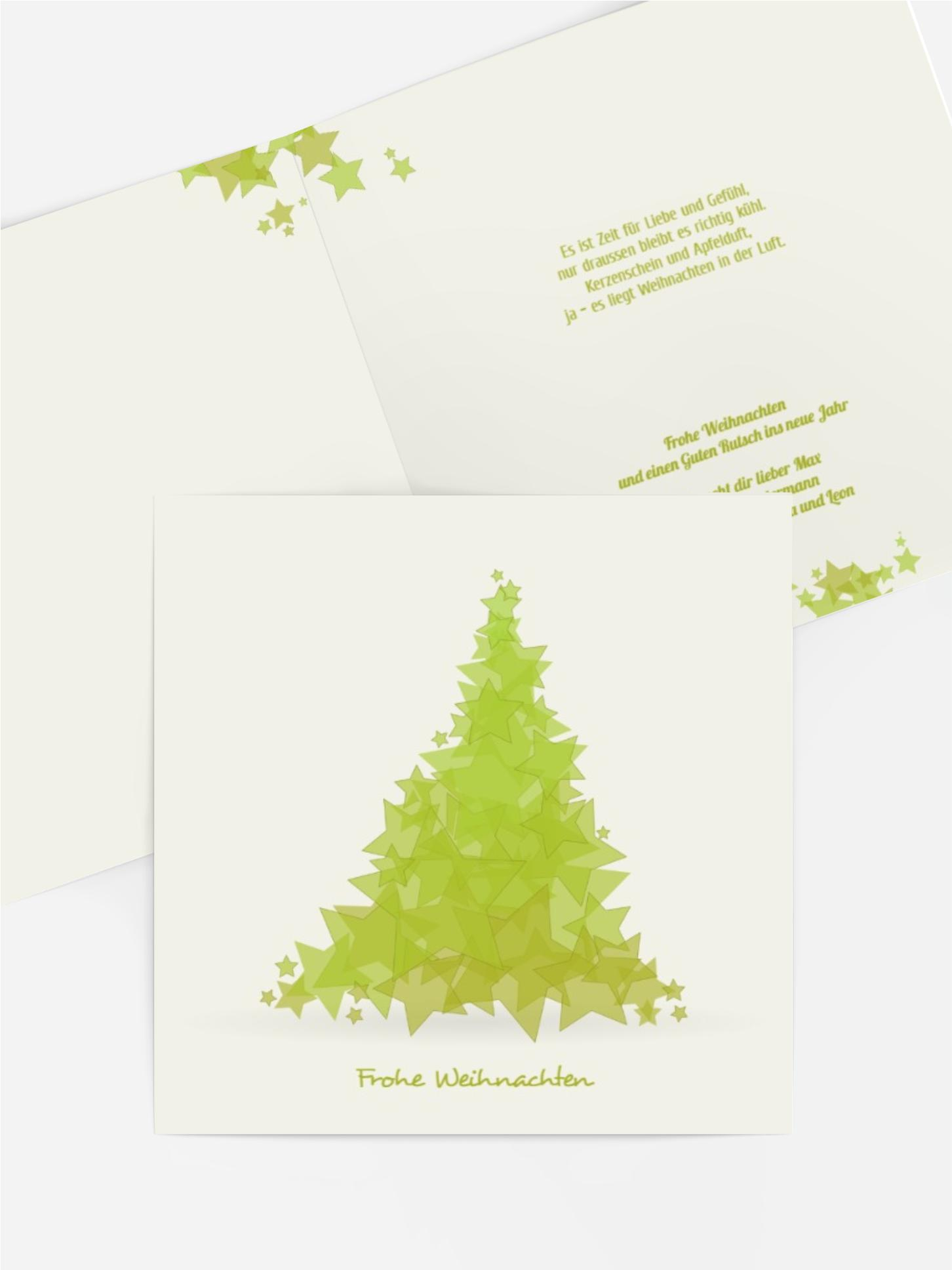 Weihnachtsgrußkarte Designerbaum Weihnachtsgrußkarte Designerbaum