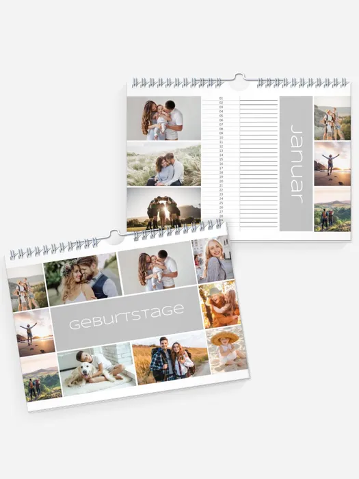 Geburtstagskalender rundherum