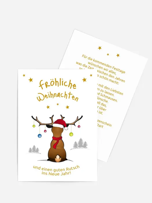 Weihnachtskarte Privat Rudolph Weihnachtskarte Privat Rudolph