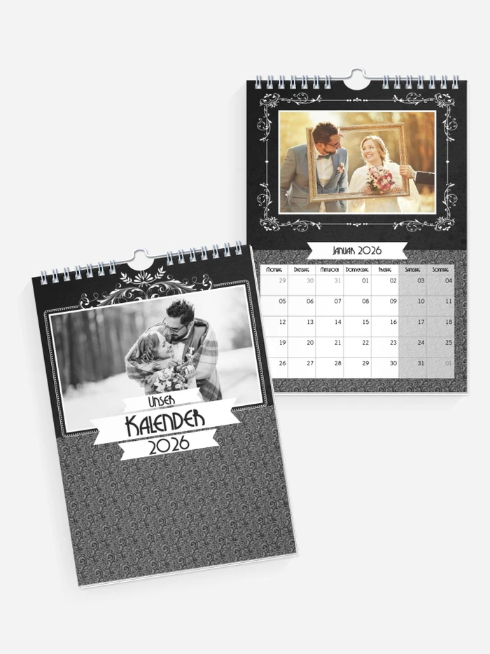 Wandkalender Eingerahmt
