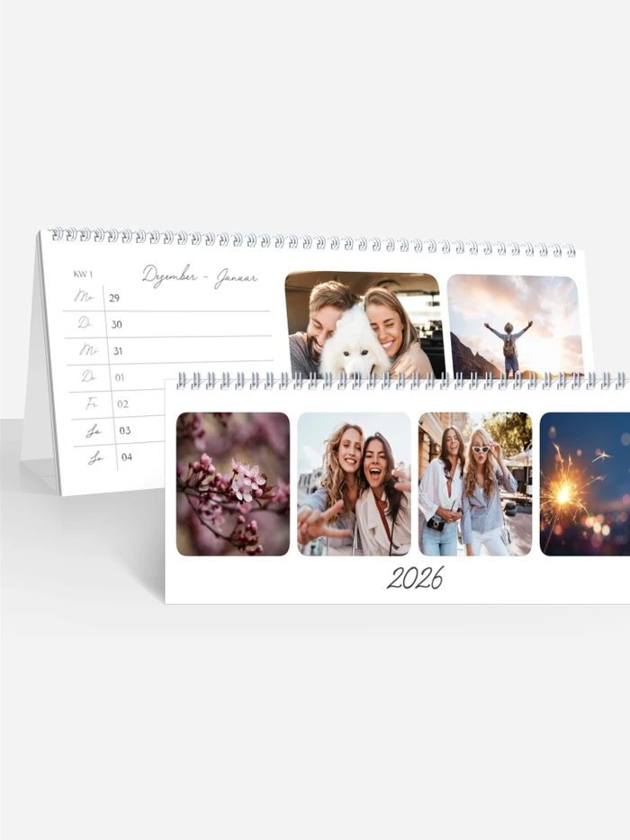 Tischkalender Abgerundet | Woche