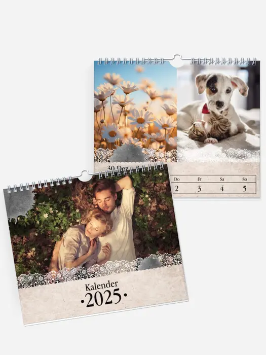 Wochen-Wandkalender Tintenklecks Wochen-Wandkalender Tintenklecks