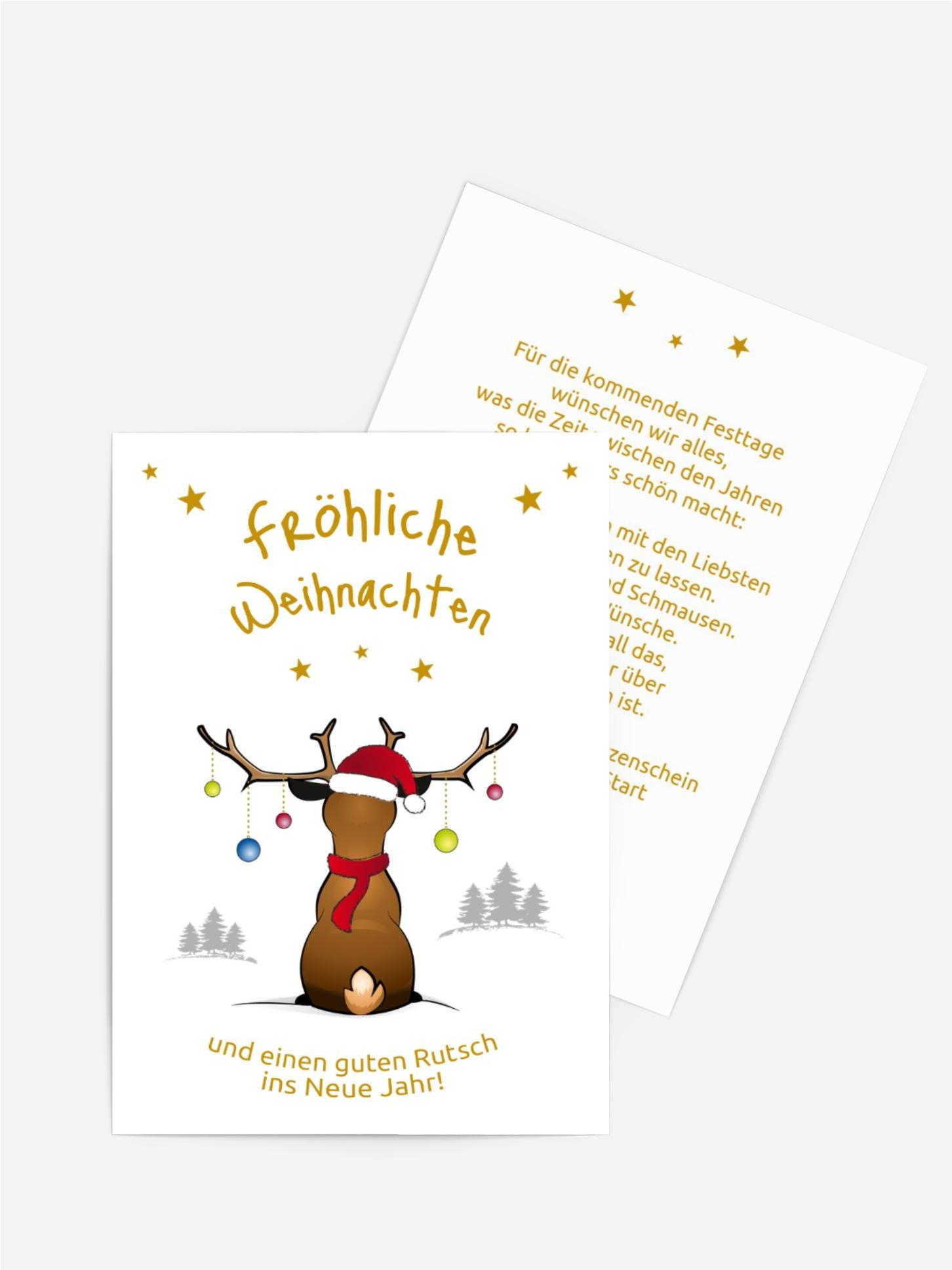 Weihnachtskarte Privat Rudolph Weihnachtskarte Privat Rudolph