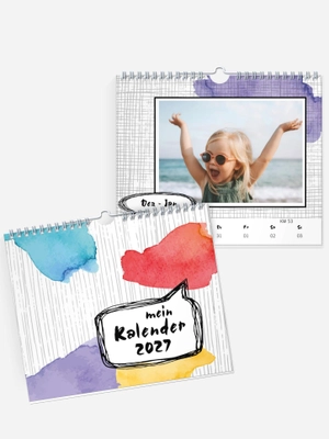 Wochen-Wandkalender Gestrichelt Wochen-Wandkalender Gestrichelt