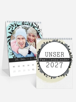 Wochen-Tischkalender Blumenkranz Wochen-Tischkalender Blumenkranz