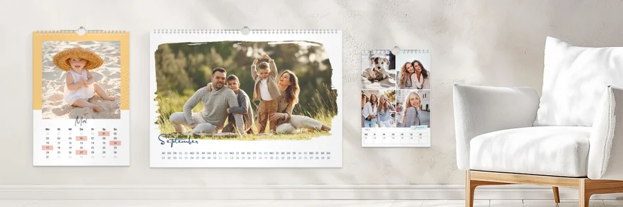 Wandkalender 2026 selbst gestalten – A5 bis A3 mit eigenen Fotos