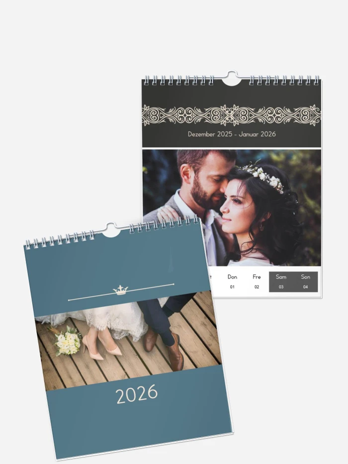 Wochen-Wandkalender Zierstück