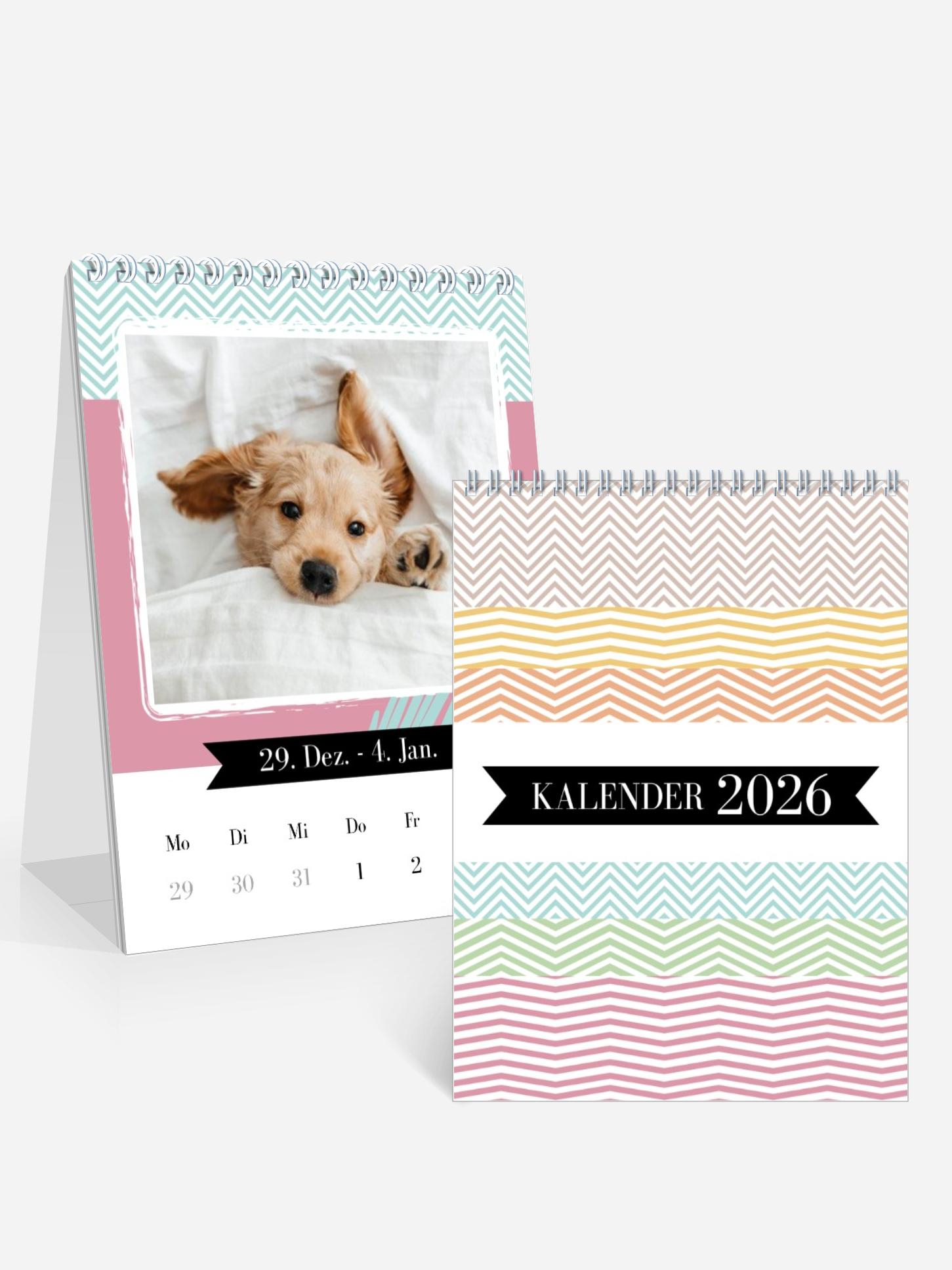 Tischkalender Kunterbunt | Woche