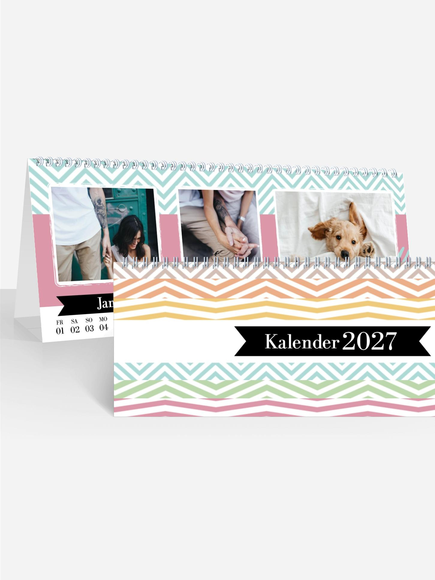 Monats-Tischkalender Kunterbunt Monats-Tischkalender Kunterbunt