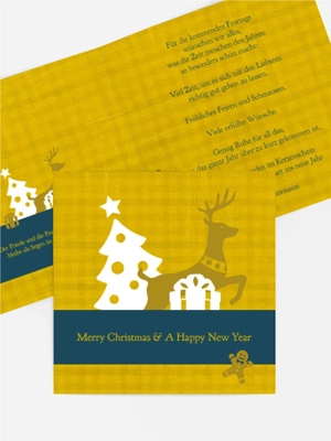Weihnachtsgrußkarte Geschenke Weihnachtsgrußkarte Geschenke