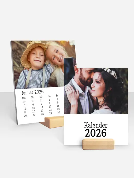 Monats-Tischkalender Blanko Monats-Tischkalender Blanko