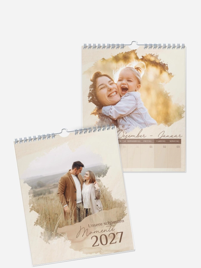 Wochen-Wandkalender Vintage