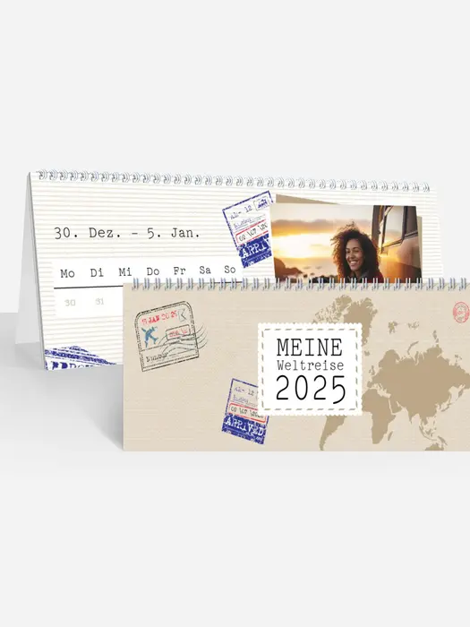 Wochen-Tischkalender Reisefieber Wochen-Tischkalender Reisefieber