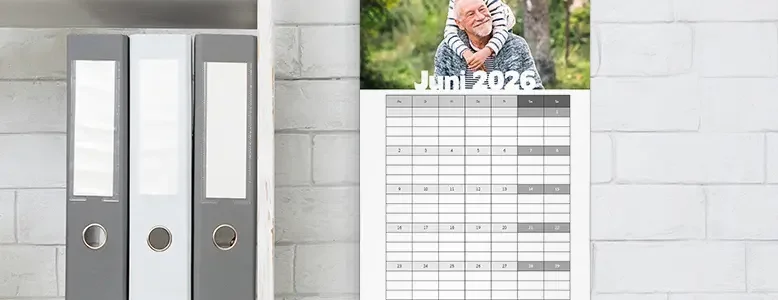 3-Monatskalender 2026 selbst gestalten 3-Monatskalender 2026 selbst gestalten