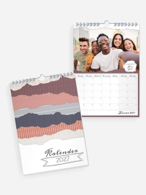 Wandkalender Tapetenabriss