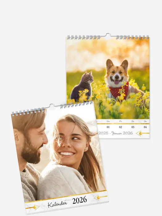 Wochen-Wandkalender Marmor