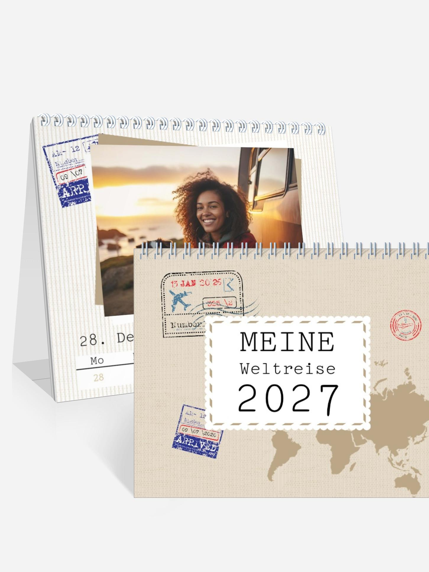 Wochen-Tischkalender Reisefieber Wochen-Tischkalender Reisefieber