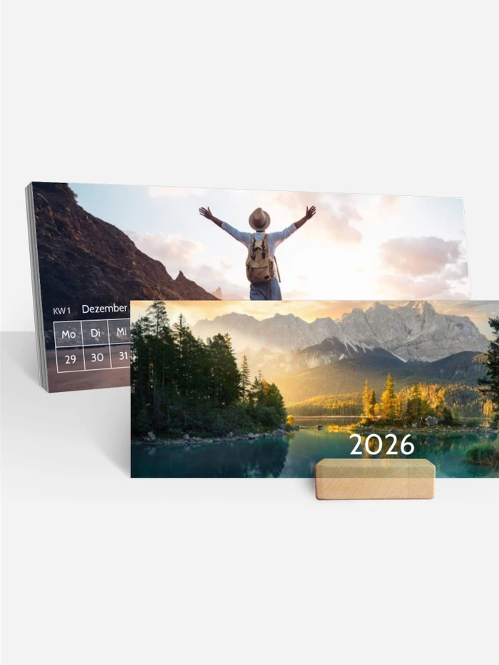 Tischkalender Dezent | Woche