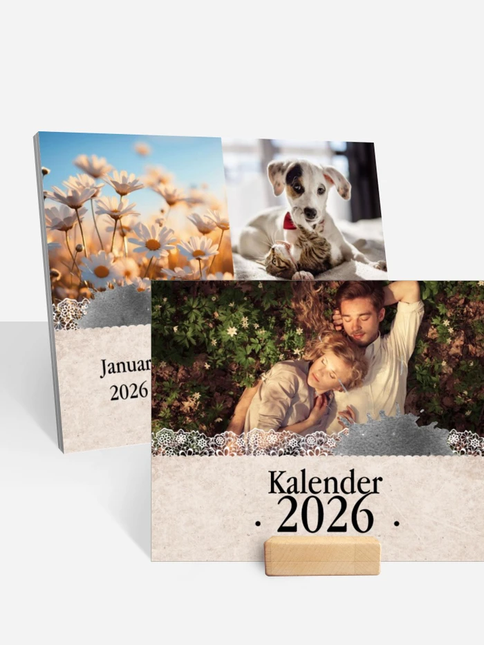 Monats-Tischkalender Tintenklecks