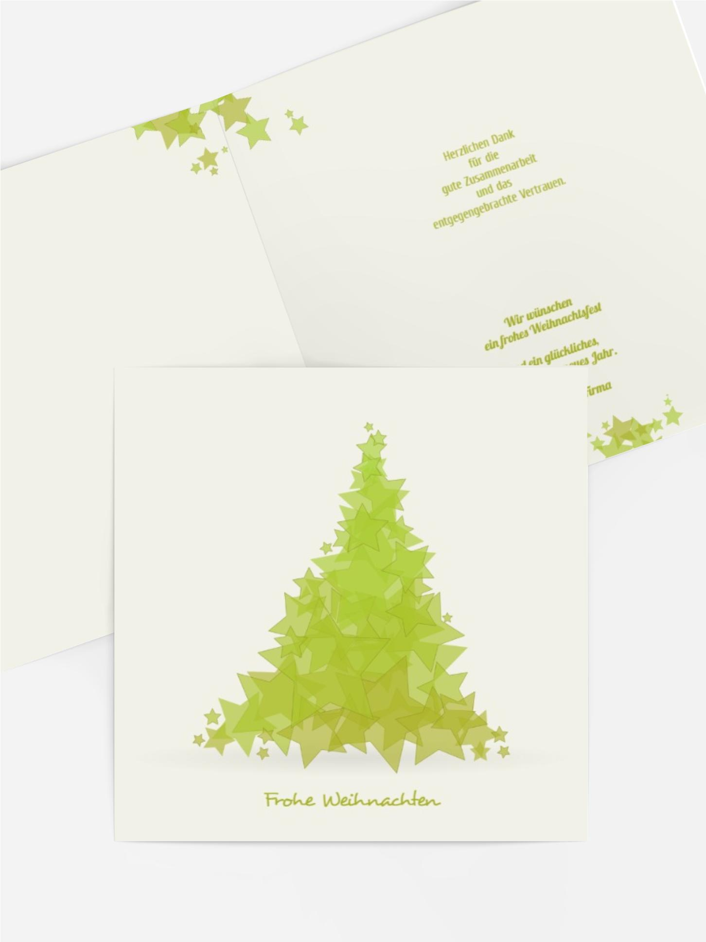 Weihnachtsgrußkarte Designerbaum Weihnachtsgrußkarte Designerbaum