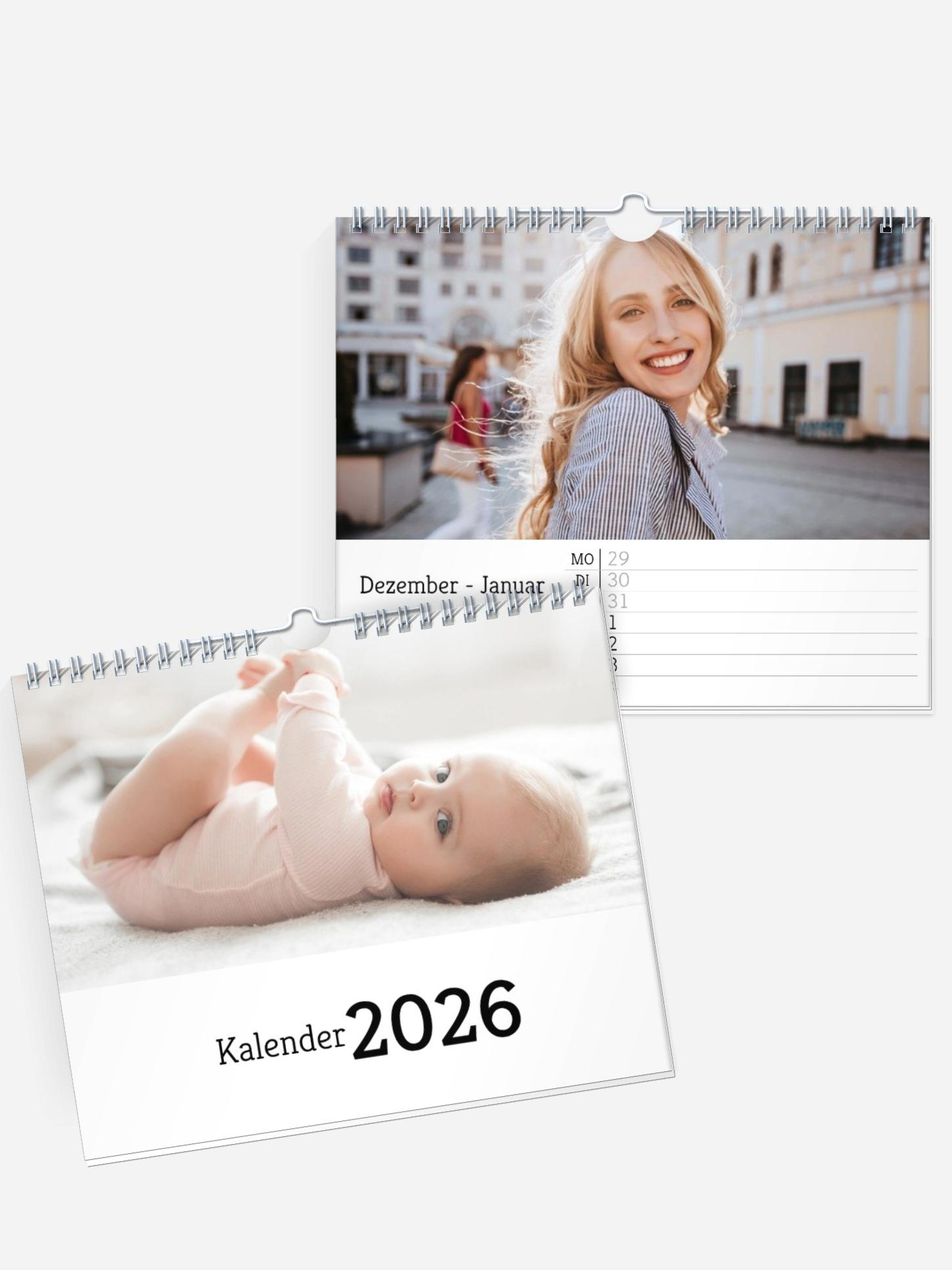 Wochen-Wandkalender Blanko Notizen