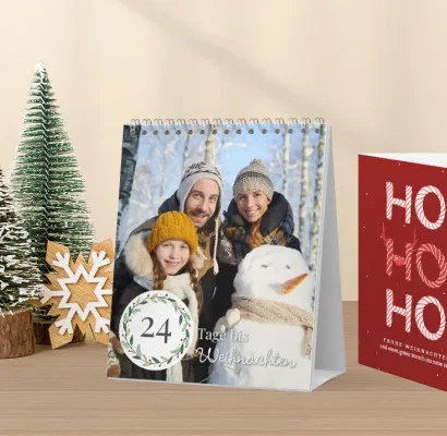 Adventskalender und Weihnachtskarten 2027 selbst gestalten