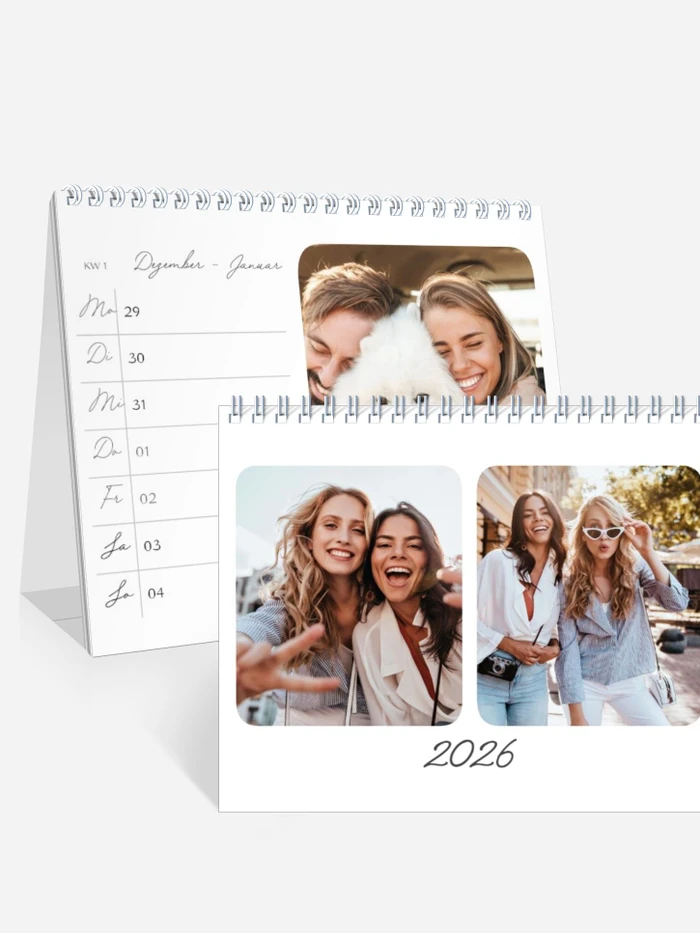 Tischkalender Abgerundet | Woche