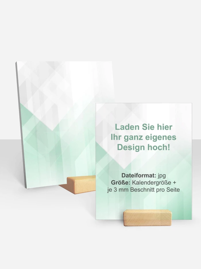 Monats-Tischkalender ohne Kalendarium