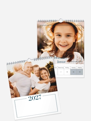 Wochen-Wandkalender Farbrahmen Wochen-Wandkalender Farbrahmen