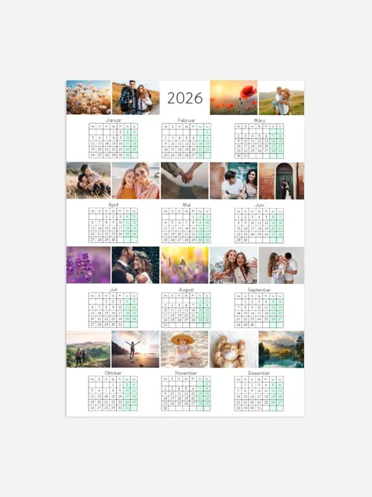 Jahresplaner Full Mosaik
