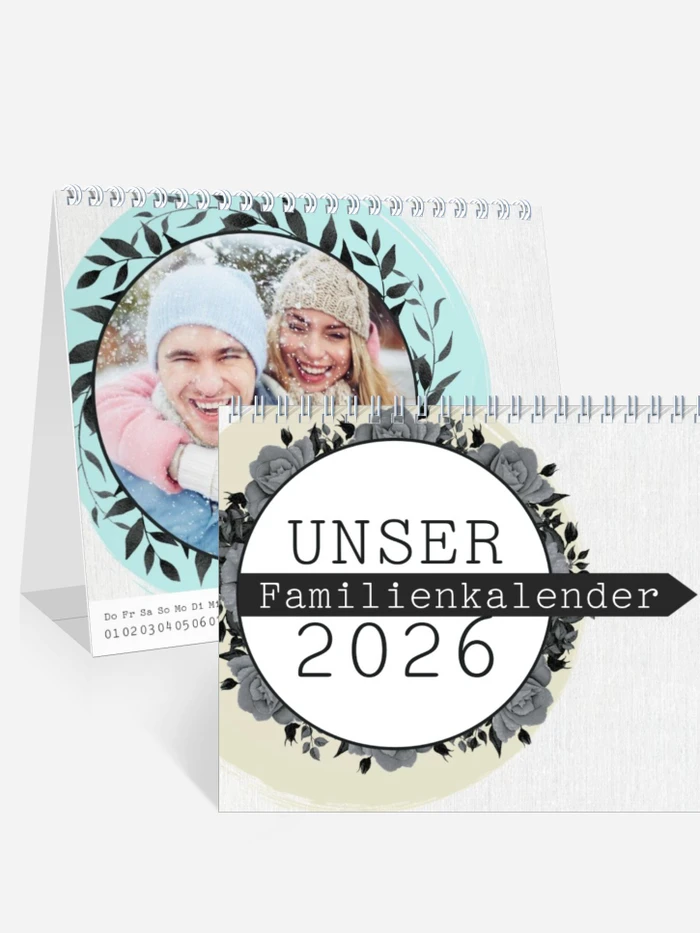 Tischkalender Blumenkranz | Monat