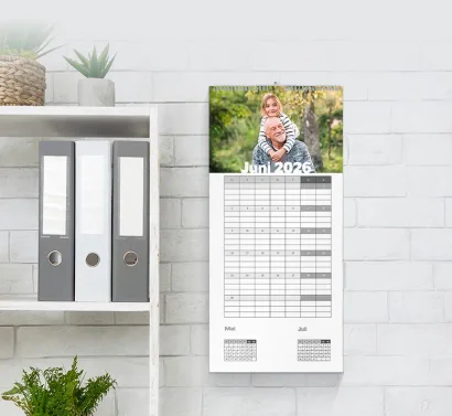 3-Monatskalender 2026 selbst gestalten