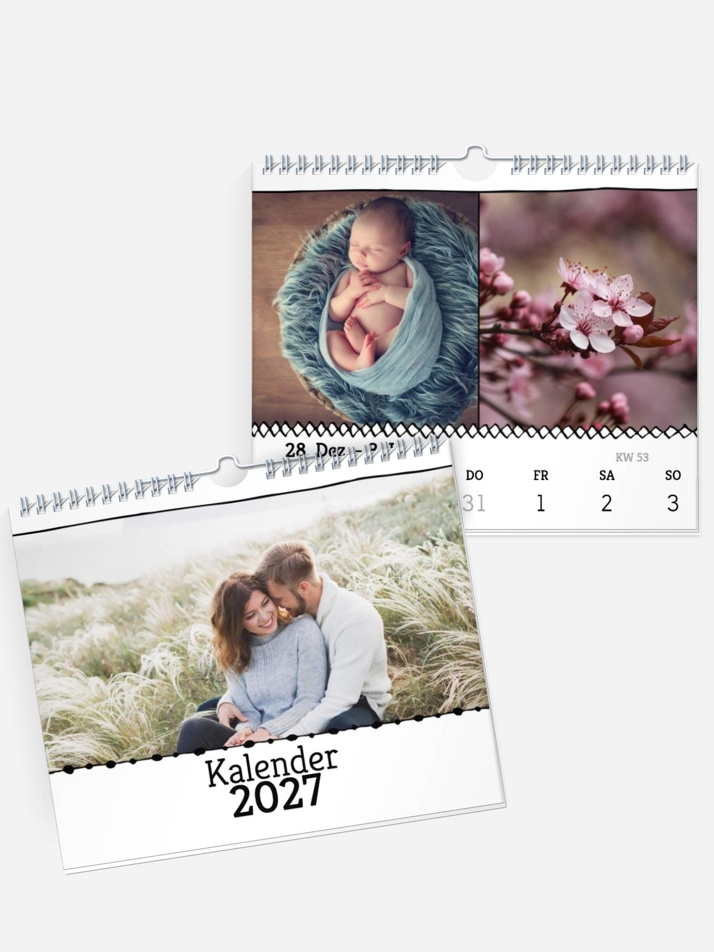 Wochen-Wandkalender Bordüre Wochen-Wandkalender Bordüre