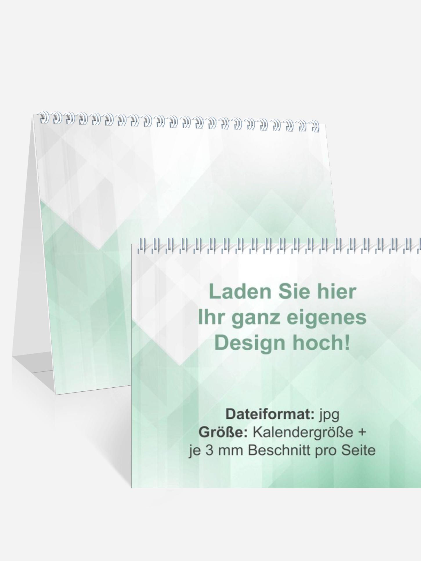 Monats-Tischkalender ohne Kalendarium