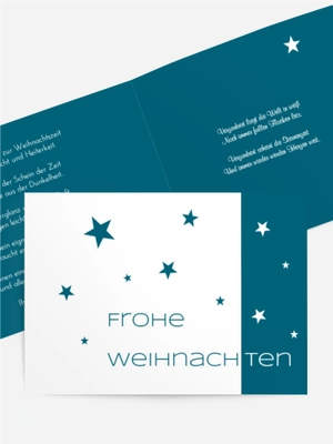 Weihnachtskarte Geschäftlich Classic Stars Weihnachtskarte Geschäftlich Classic Stars