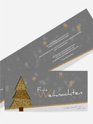 Weihnachtsgrußkarte Farbbäumchen Weihnachtsgrußkarte Farbbäumchen