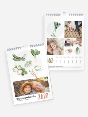 Saison-Wandkalender Obst & Gemüse