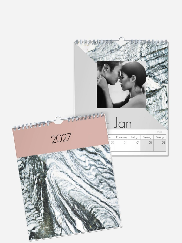 Wochen-Wandkalender Marmorwunder Wochen-Wandkalender Marmorwunder