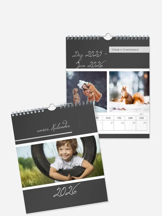 Wochen-Wandkalender Erinnerungen