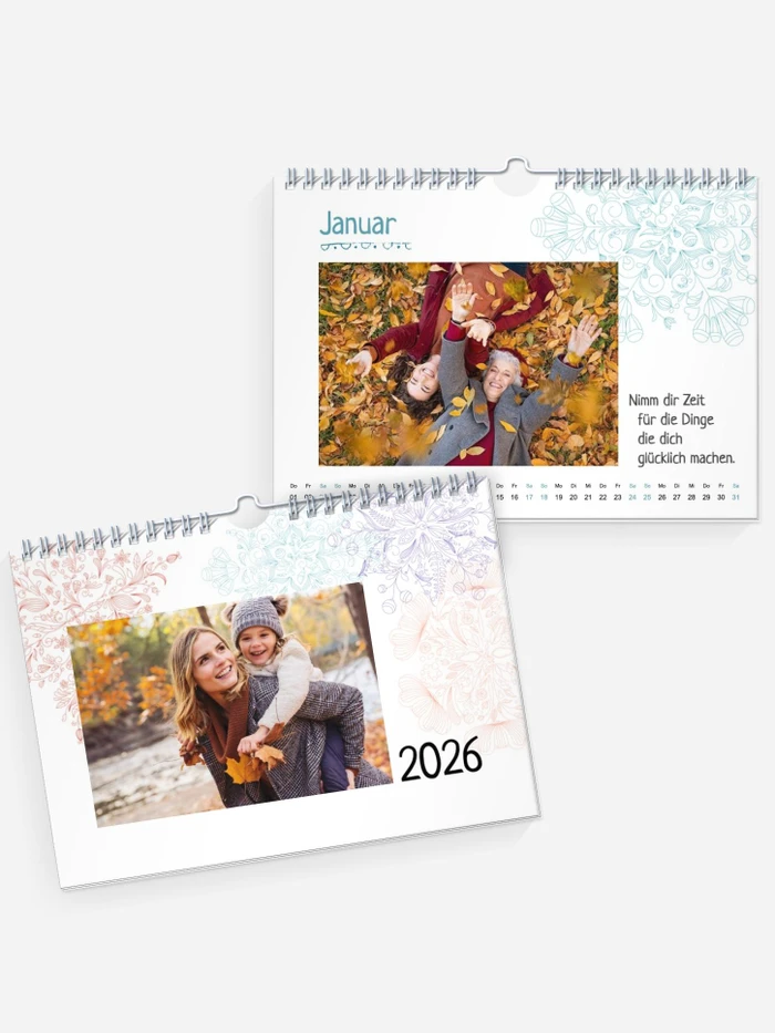 Wandkalender Schnörkeltraum