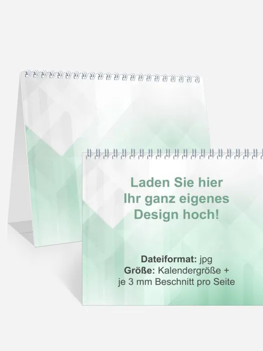 Monats-Tischkalender ohne Kalendarium