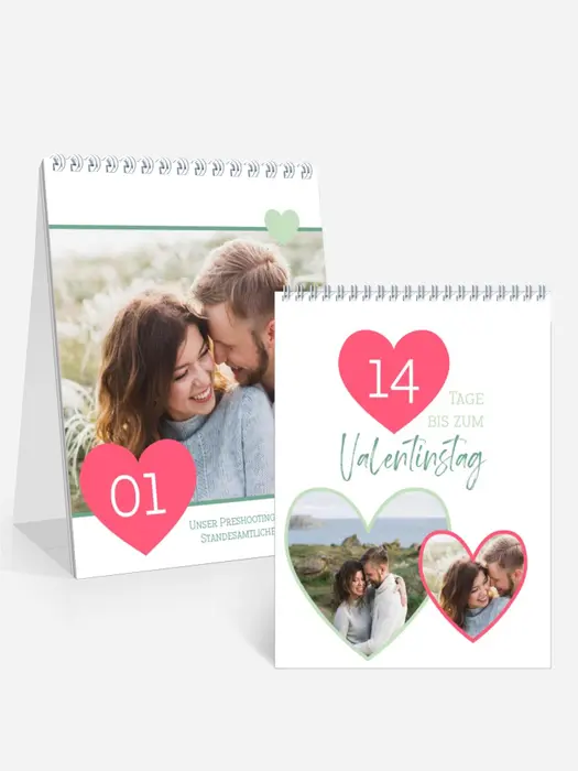 Valentinstag Kalender Herzig