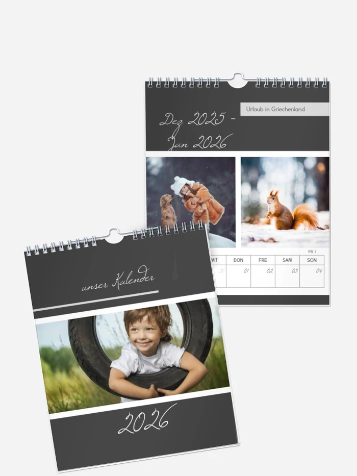 Wochen-Wandkalender Erinnerungen