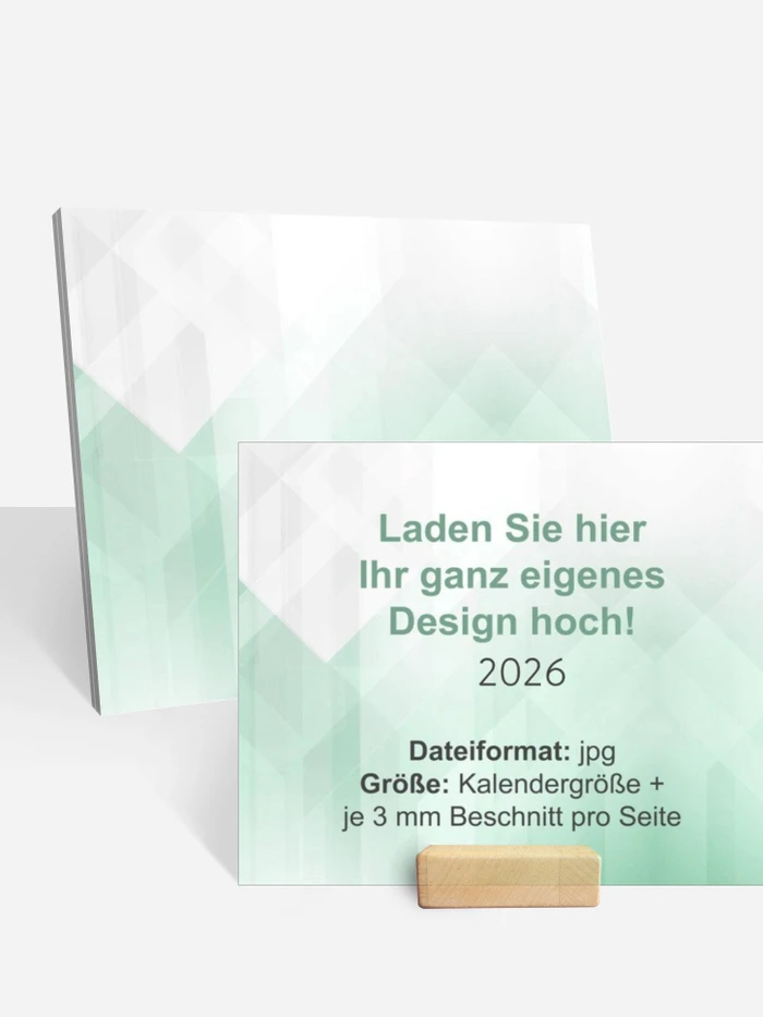 Monats-Tischkalender ohne Kalendarium