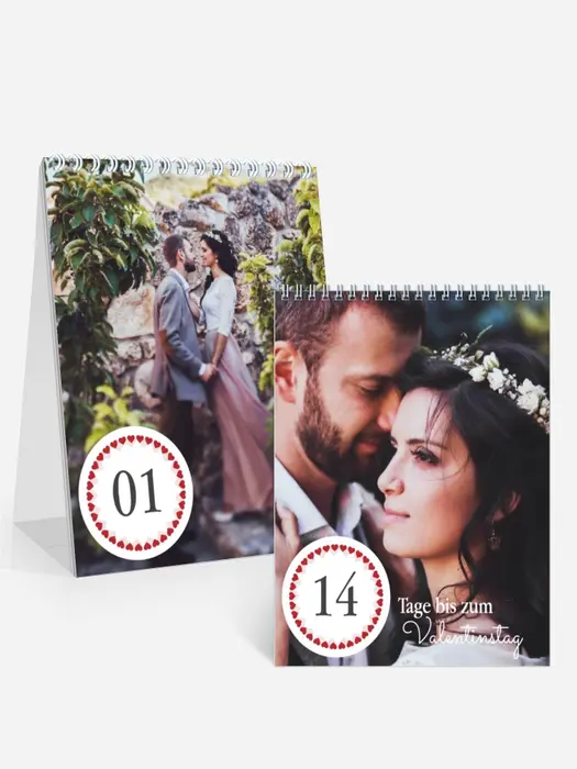 Valentinstag Kalender Runde Sache