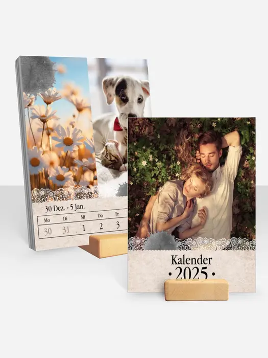 Wochen-Tischkalender Tintenklecks Wochen-Tischkalender Tintenklecks