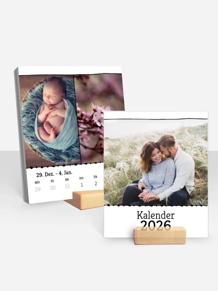 Tischkalender Bordüre | Woche