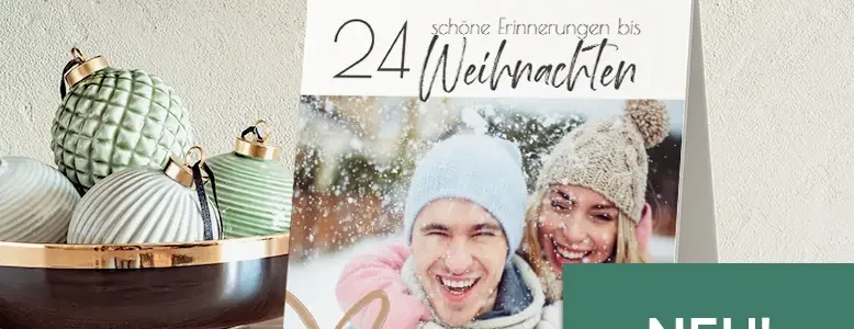 Adventskalender selbst gestalten – Weihnachtskalender mit eigenen Fotos