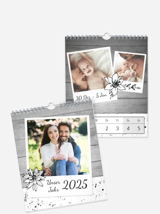 Wochen-Wandkalender Schnappschuss Wochen-Wandkalender Schnappschuss
